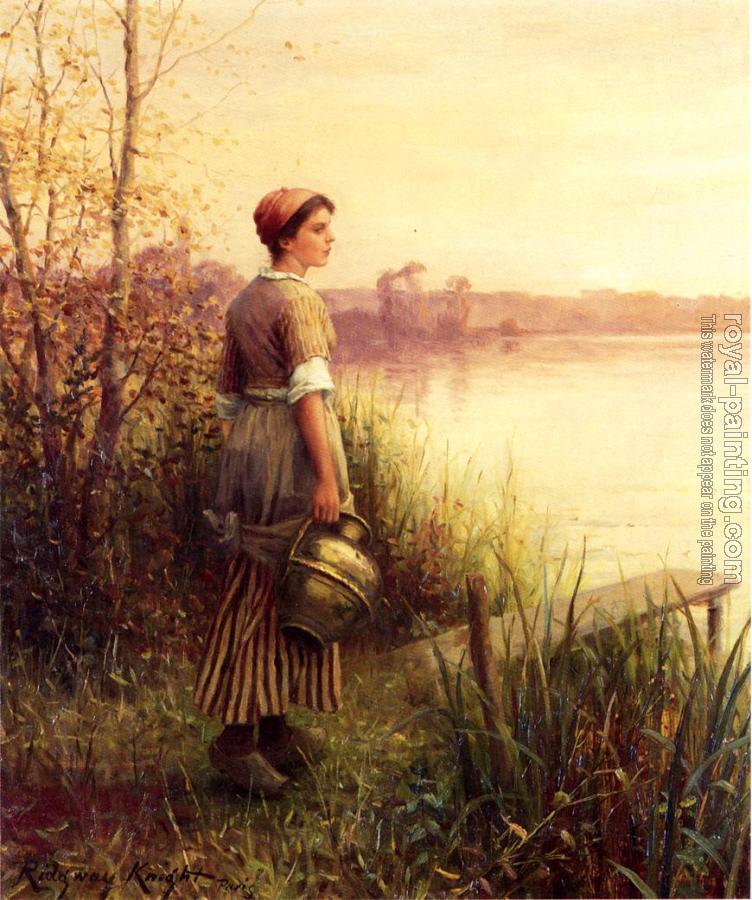 Daniel Ridgway Knight : The Golden Sunset Daniel Ridgway Knight : The Golden Sunset